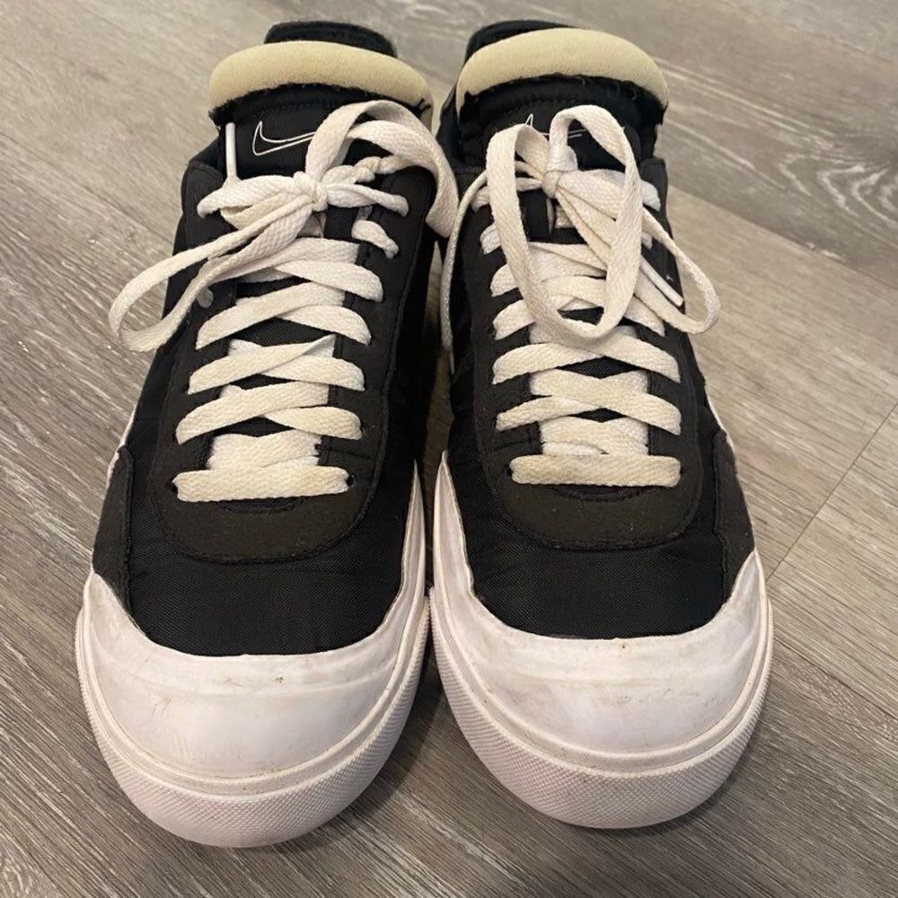 Nike Blazer Low Black Casual Sneaker Men 7.5 - Picture 2 of 7